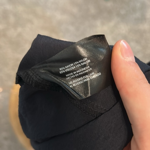 Banana Republic Black V-Neck Sleeveless Mini Dress - Picture 6 of 7